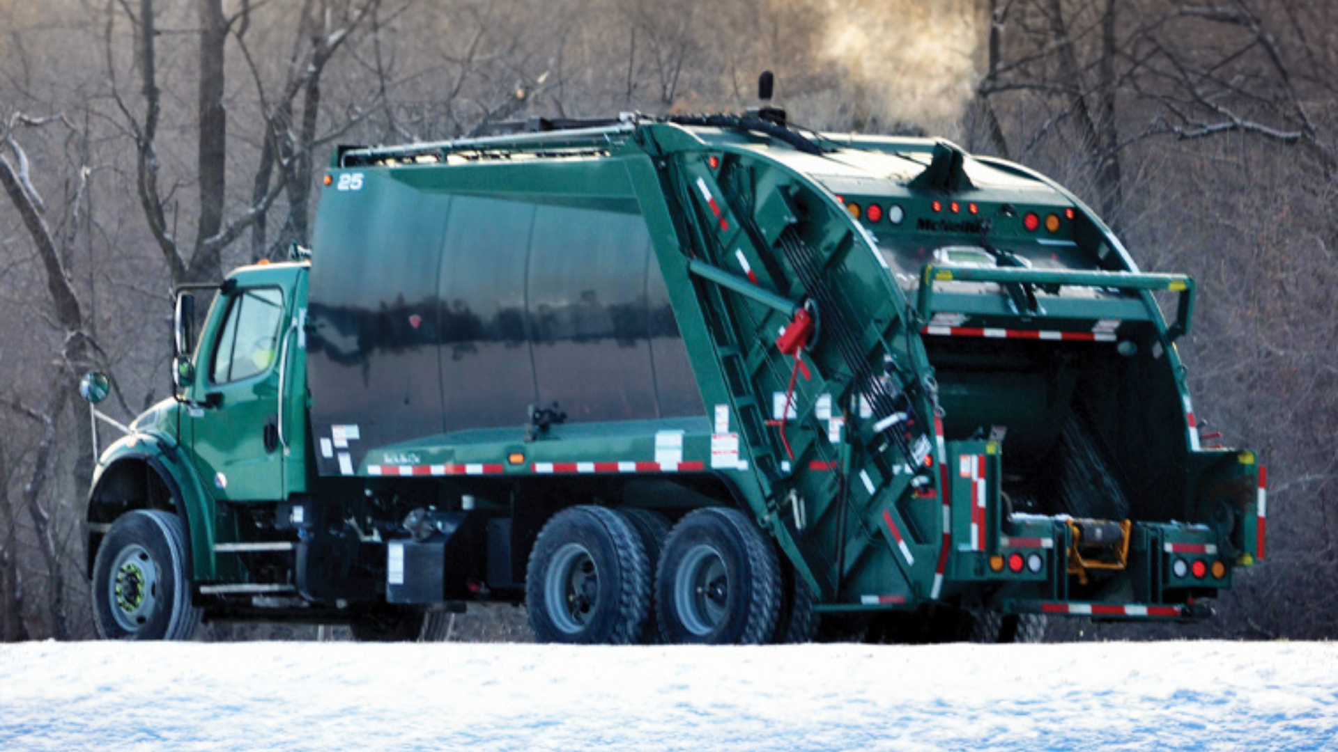 White Standard Rear Loader